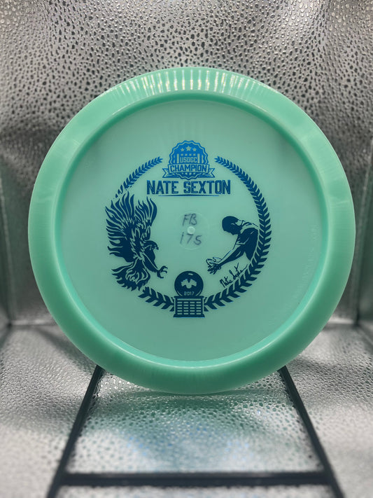 2017 Nate Sexton Tour Series Color Glow Firebird 175g Bottom Stamp Blue Foil