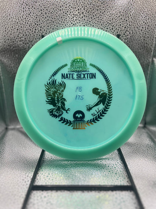 2017 Nate Sexton Tour Series Color Glow Firebird USADGC Bottom Stamp Rasta 175g