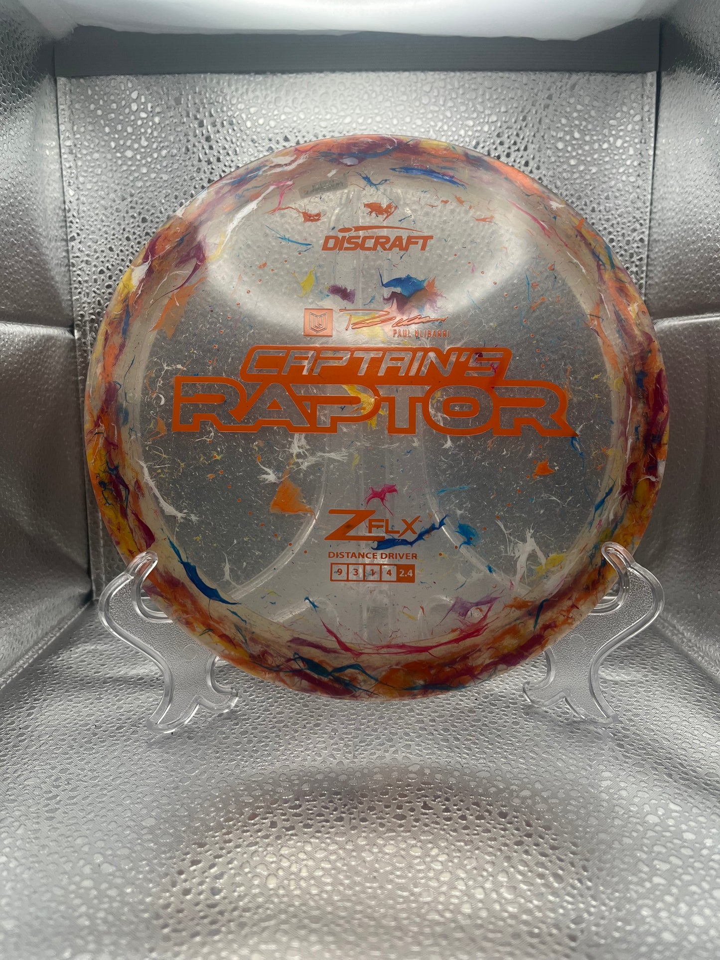 Discraft Paul Ulibarri JB Flx Captains Raptor Matte Orange 173-174