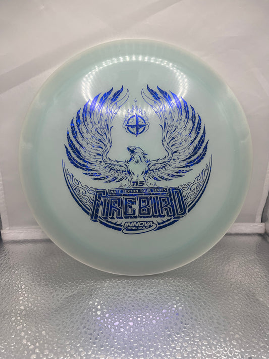 Nate Sexton 2021 Glow Tour Series Firebird Blue Shatter Foil 173-5