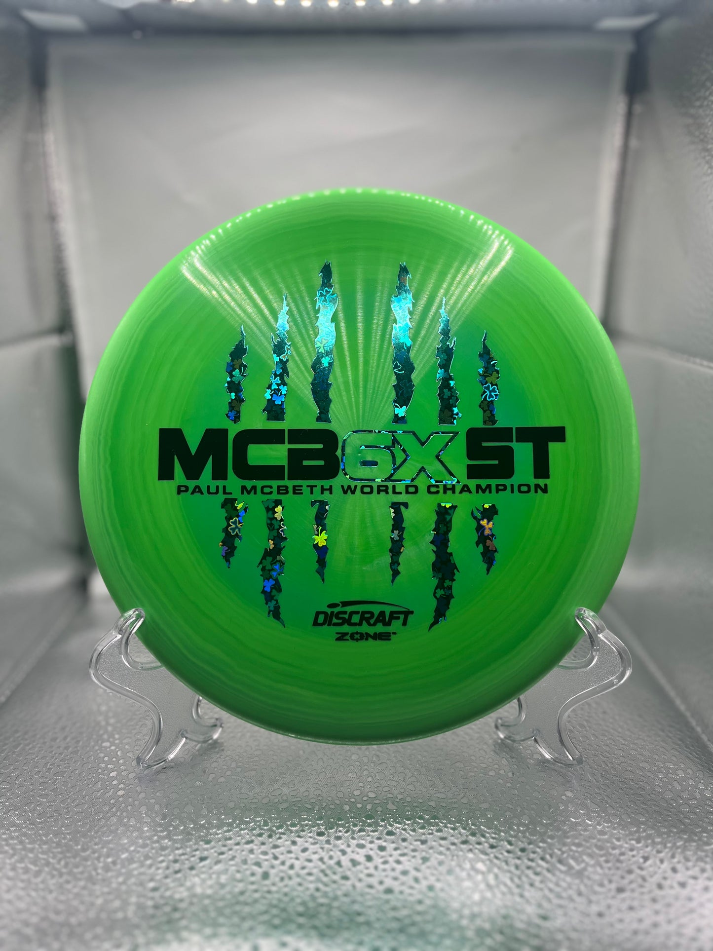 Paul Mcbeth 6x Zone Matte Black/Shamrocks 173-174