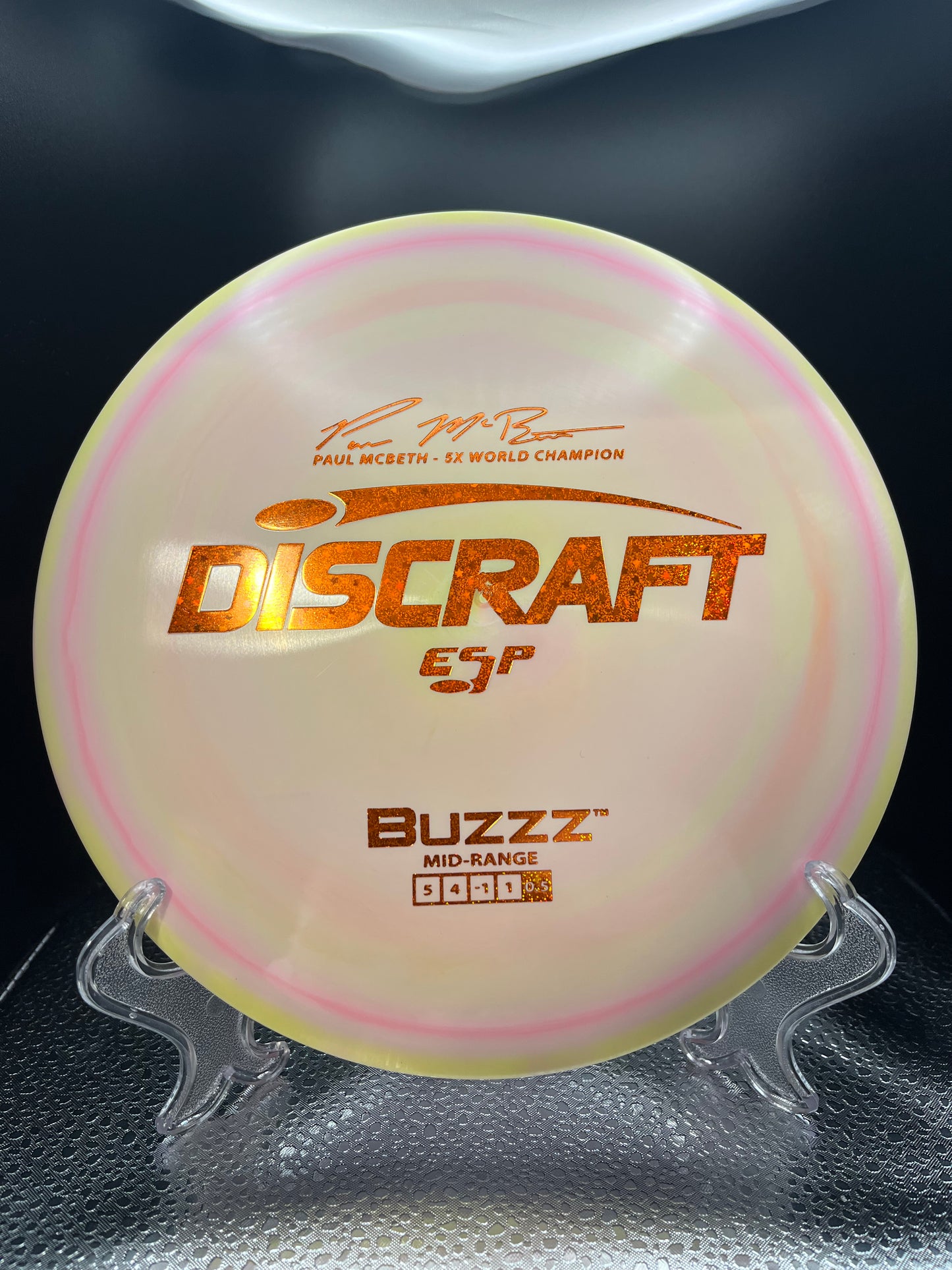 Discraft ESP Paul Mcbeth 5x Buzzz Swirly Orange Hidden Stars 177g