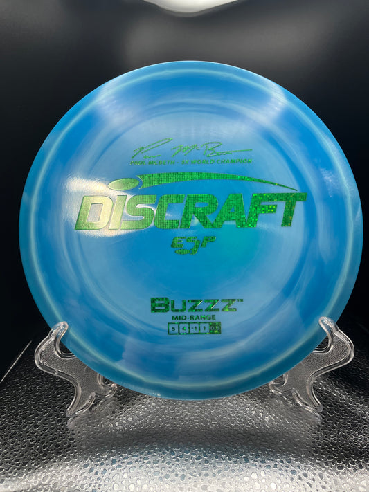 Discraft ESP Paul Mcbeth 5x Buzz Swirly Blue/Green 170-172