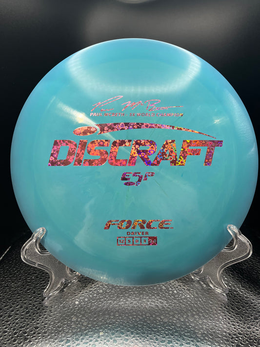 Discraft ESP Paul Mcbeth 5x Force Blue/Flower