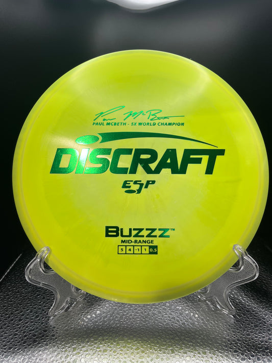 Discraft ESP Paul Mcbeth 5x Buzzz Yellow 177+